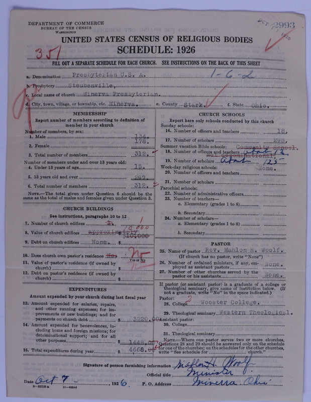 Scan of Presbyterian Church in the United States of America: 2993