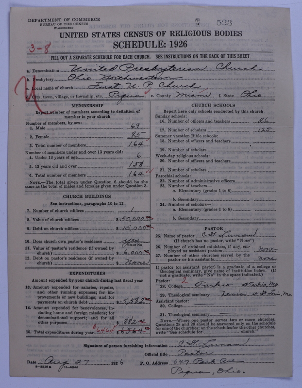 Scan of United Presbyterian Church of North America: 523