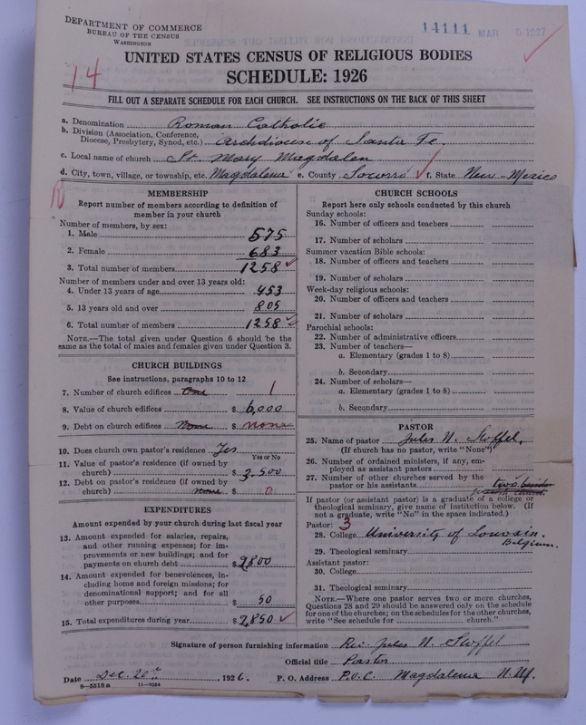 Scan of Roman Catholic Church: 14111