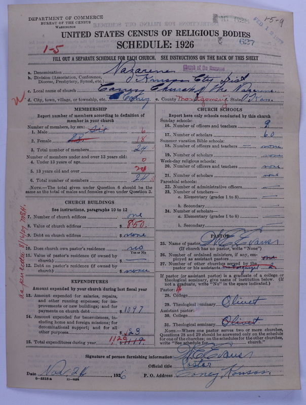 Scan of Church of the Nazarene: 627