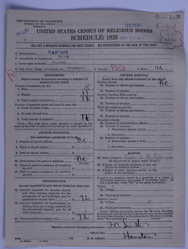 Scan of Negro Baptists: 21326