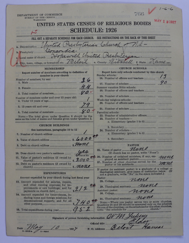 Scan of United Presbyterian Church of North America: 766