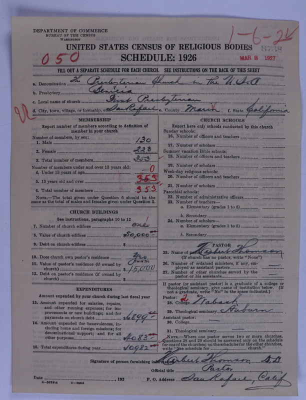 Scan of Presbyterian Church in the United States of America: 8738