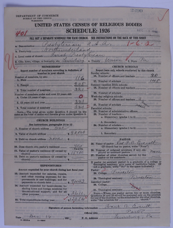 Scan of Presbyterian Church in the United States of America: 2290