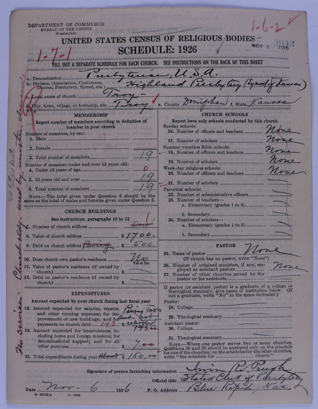 Scan of Presbyterian Church in the United States of America: 5942