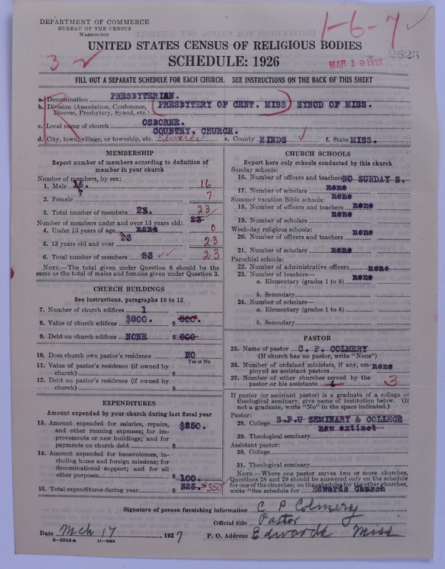 Scan of Presbyterian Church in the United States: 2623