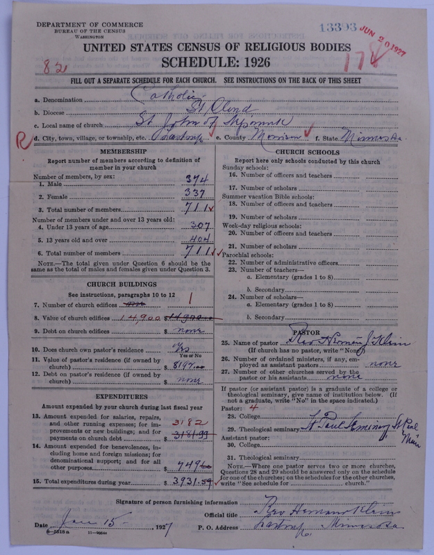 Scan of Roman Catholic Church: 13393