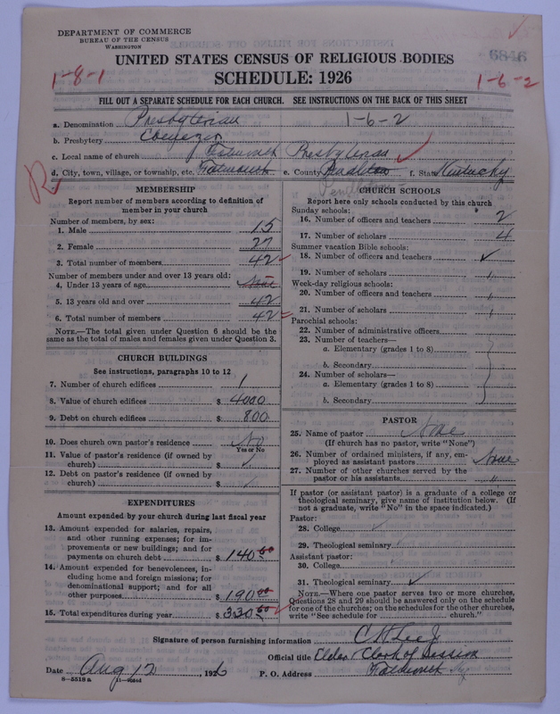 Scan of Presbyterian Church in the United States of America: 6846