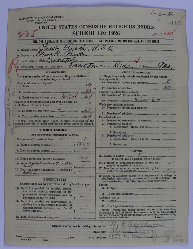 Scan of Presbyterian Church in the United States of America: 5116