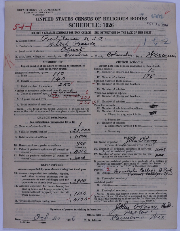 Scan of Presbyterian Church in the United States of America: 4201