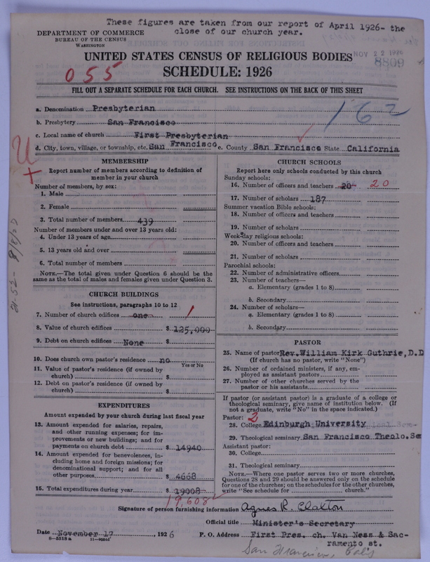 Scan of Presbyterian Church in the United States of America: 8809