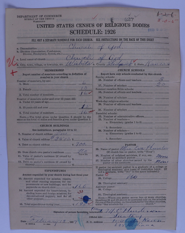 Scan of Church of God (Headquarters, Anderson, Ind.): 427