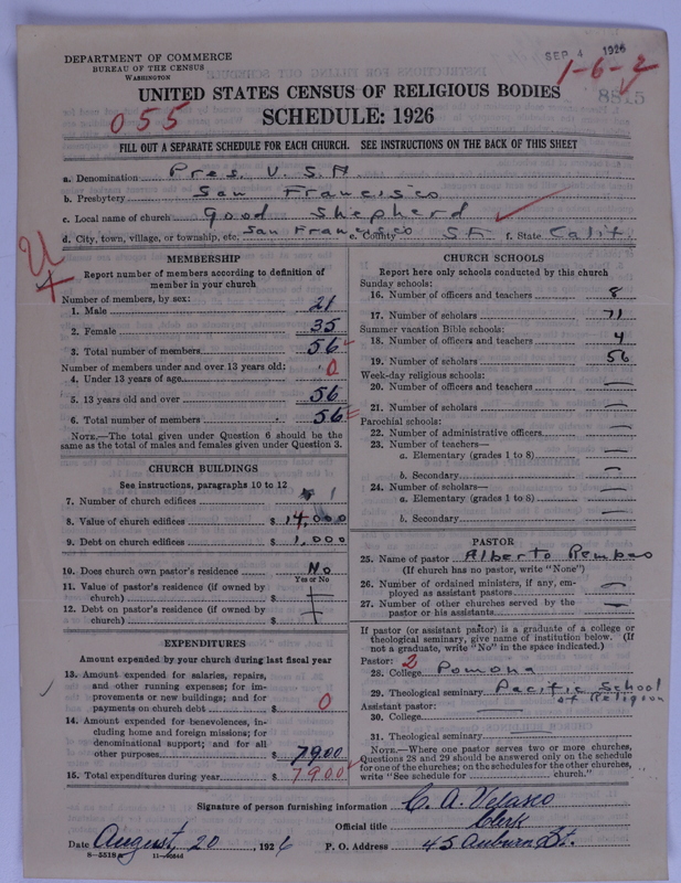 Scan of Presbyterian Church in the United States of America: 8815