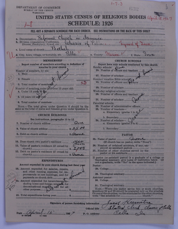 Scan of Reformed Church in America: 632