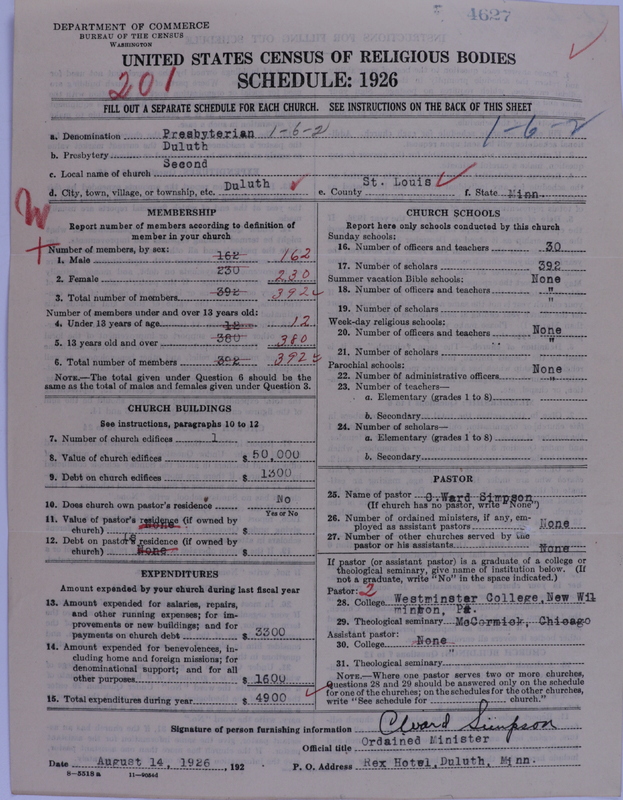 Scan of Presbyterian Church in the United States of America: 4627