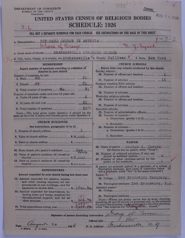 Scan of Reformed Church in America: 232