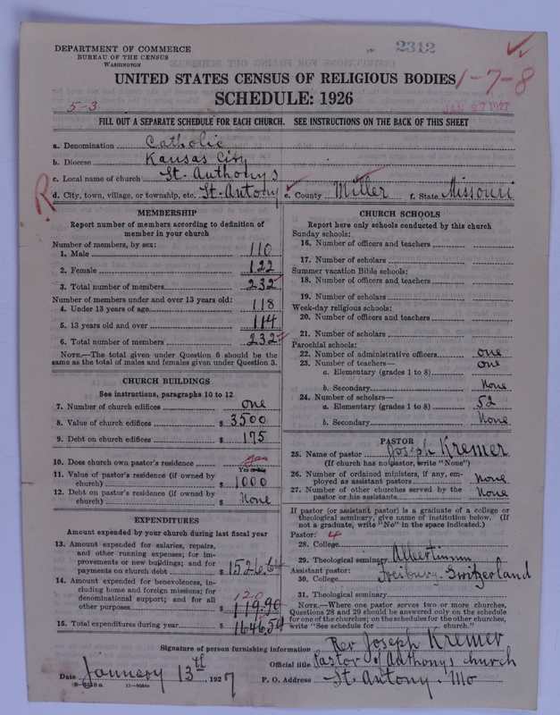 Scan of Roman Catholic Church: 2312