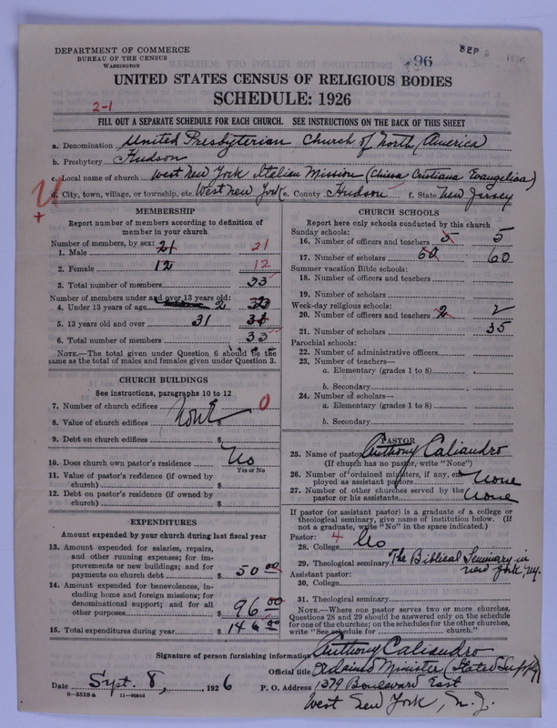 Scan of United Presbyterian Church of North America: 96