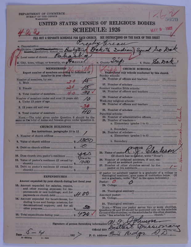 Scan of Presbyterian Church in the United States of America: 5670
