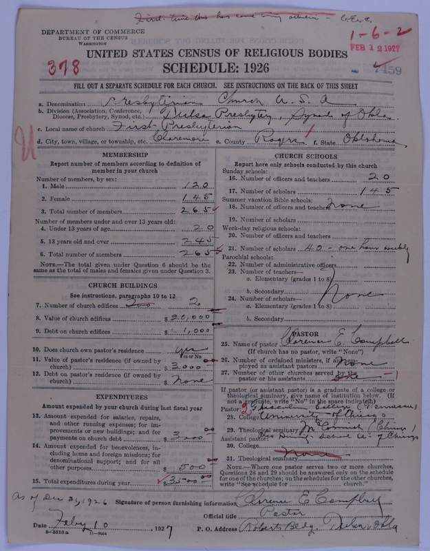 Scan of Presbyterian Church in the United States of America: 7459