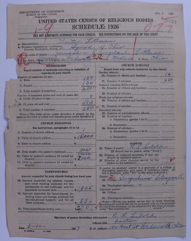 Scan of United Lutheran Church in America: 2033