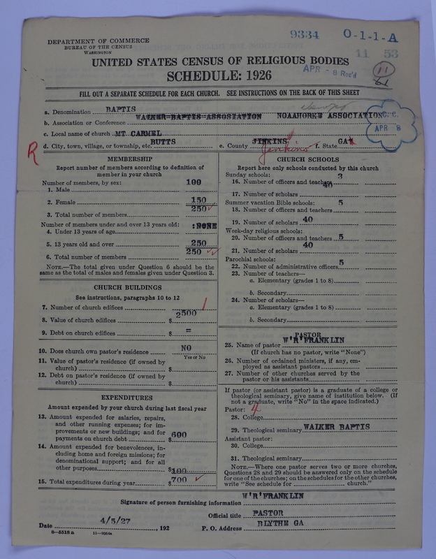 Scan of Negro Baptists: 9334