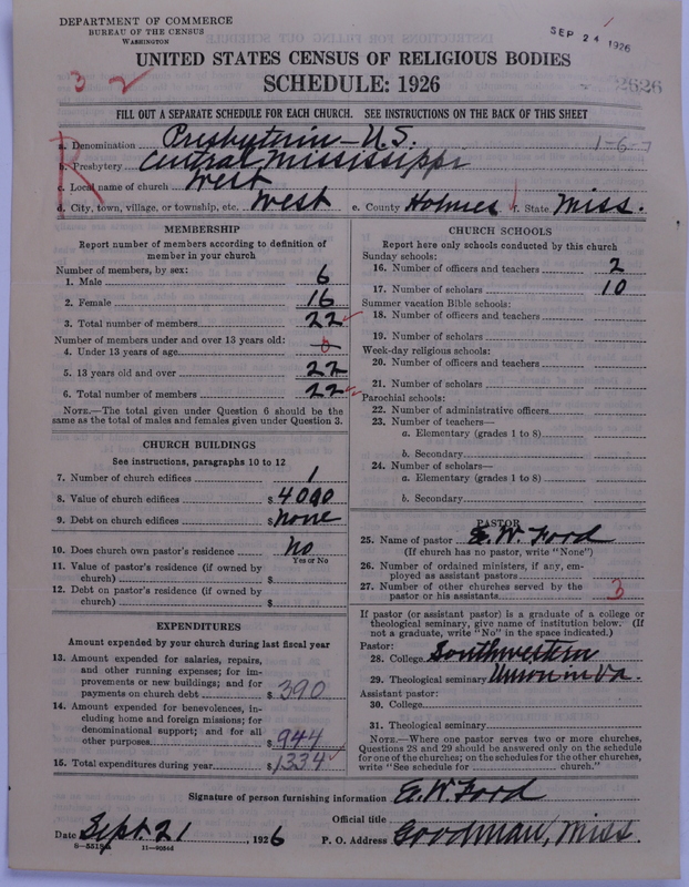 Scan of Presbyterian Church in the United States: 2626
