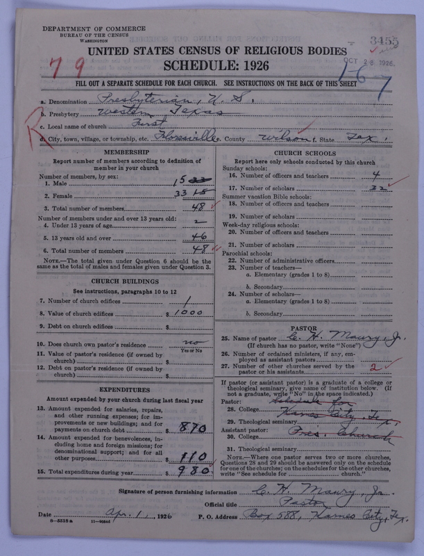 Scan of Presbyterian Church in the United States: 3455