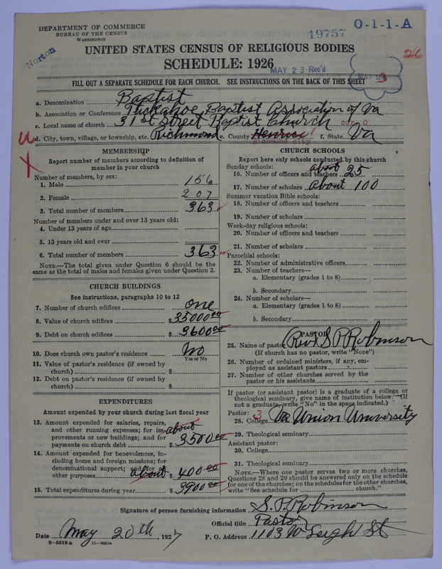 Scan of Negro Baptists: 19757