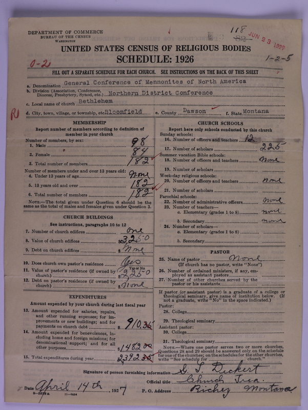 Scan of General Conference of the Mennonite Church of North America: 118