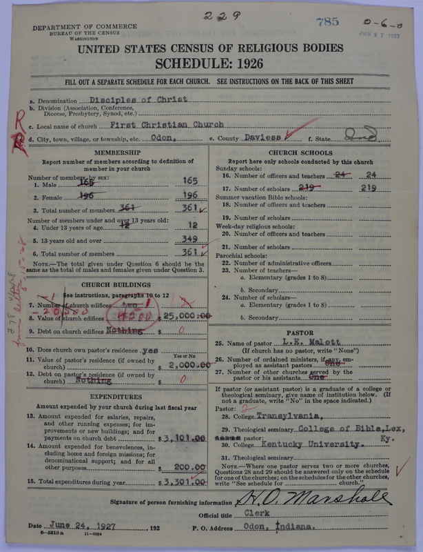 Scan of Disciples of Christ: 785