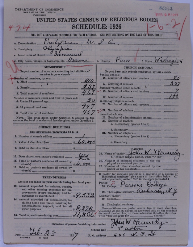 Scan of Presbyterian Church in the United States of America: 8364