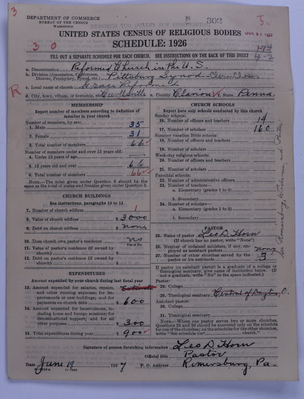 Scan of Reformed Church in the United States: 302