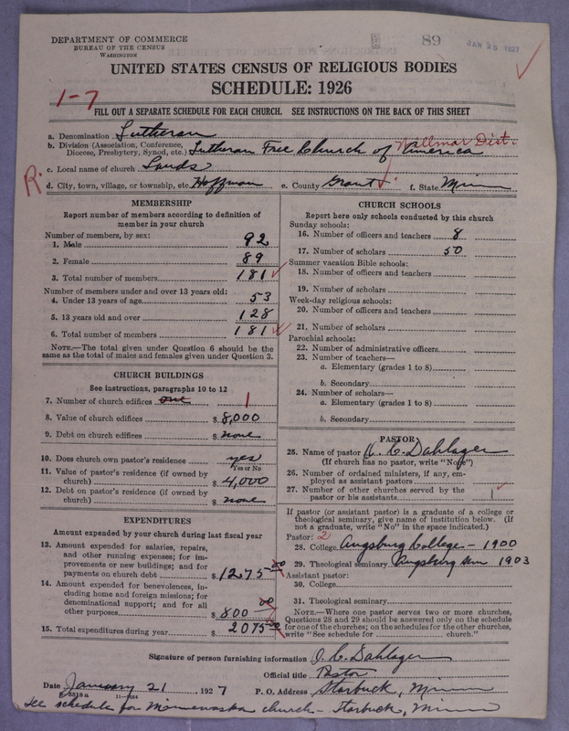 Scan of Lutheran Free Church: 89