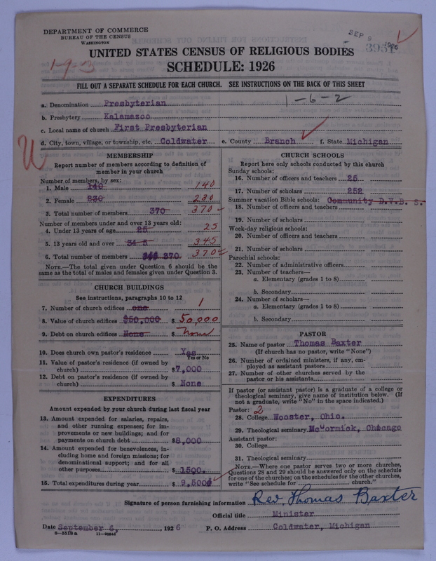 Scan of Presbyterian Church in the United States of America: 3951