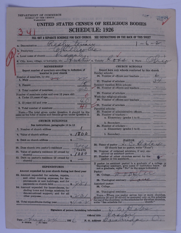 Scan of Presbyterian Church in the United States of America: 2968