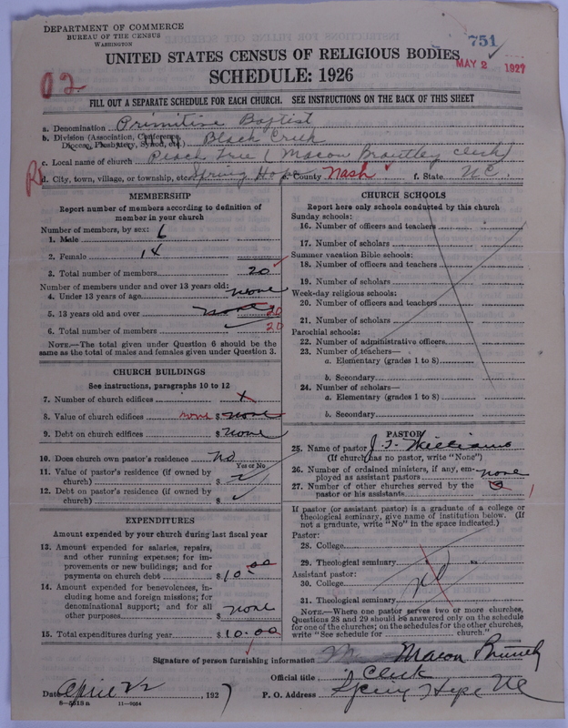 Scan of Primitive Baptists: 751