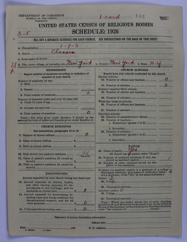 Scan of Reformed Church in America: 144