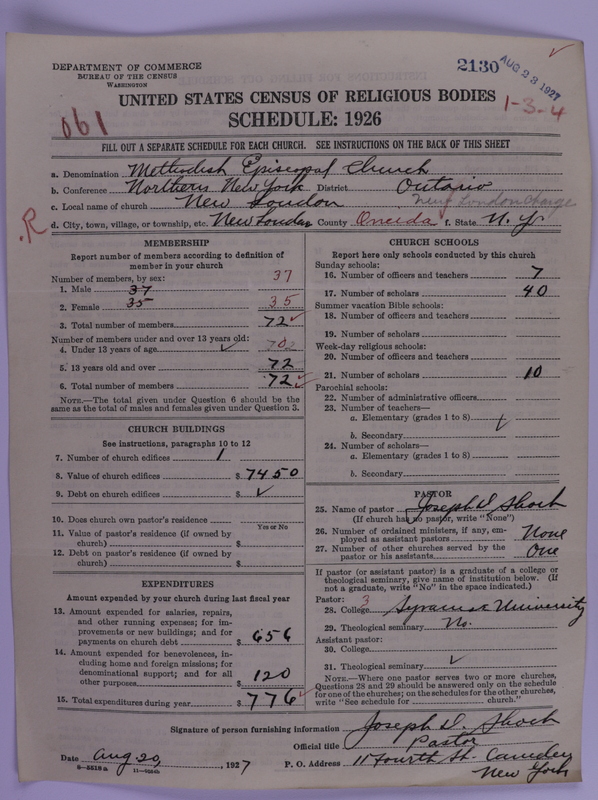 Scan of Methodist Episcopal Church: 2130