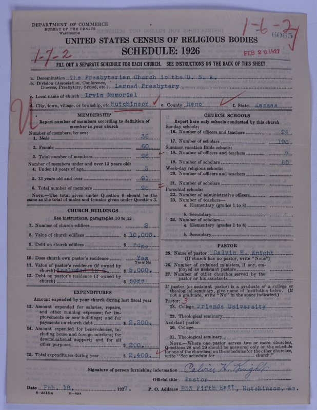 Scan of Presbyterian Church in the United States of America: 6065
