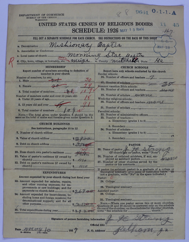 Scan of Negro Baptists: 9661