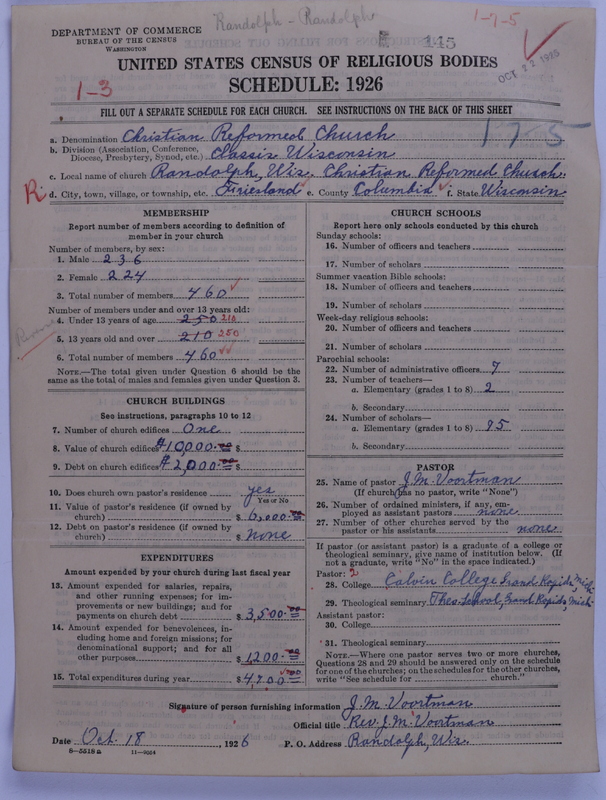 Scan of Christian Reformed Church: 145