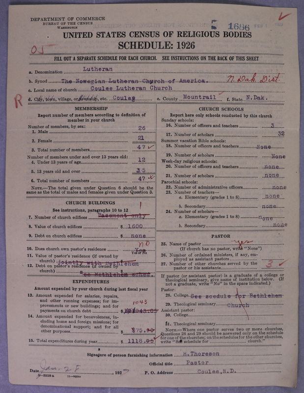 Scan of Norwegian Lutheran Church of America: 1686