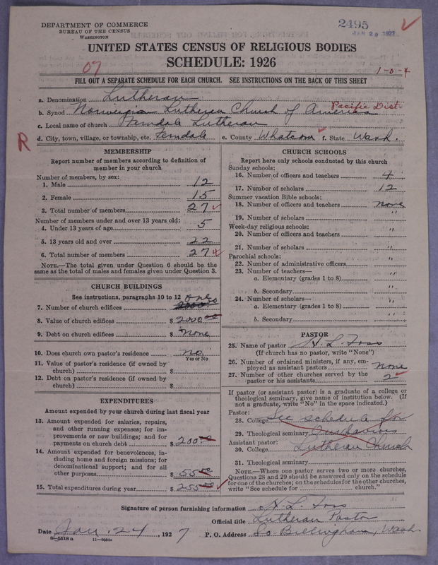 Scan of Norwegian Lutheran Church of America: 2496