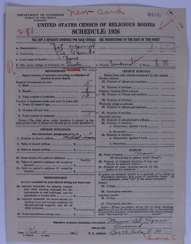Scan of Presbyterian Church in the United States of America: 8160
