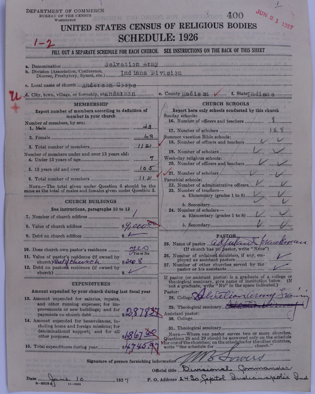 Scan of Salvation Army: 400