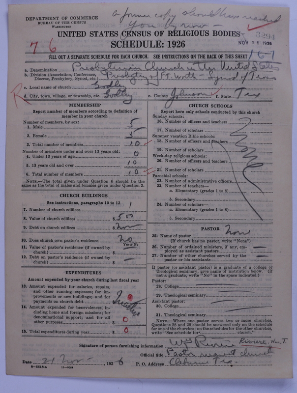 Scan of Presbyterian Church in the United States: 3294