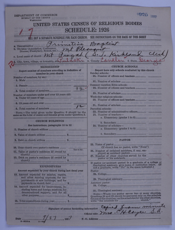 Scan of Primitive Baptists: 975