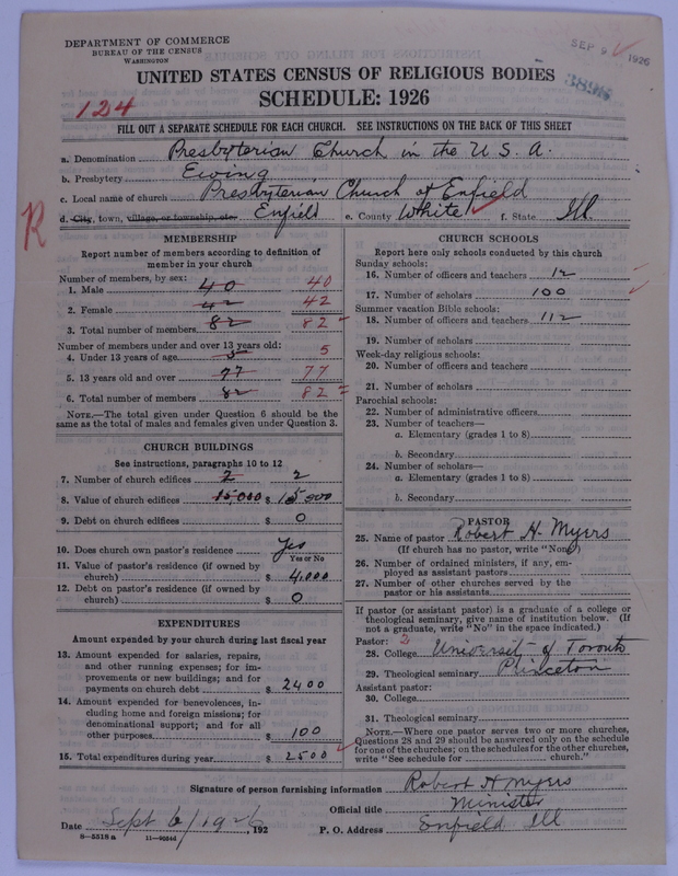 Scan of Presbyterian Church in the United States of America: 3898