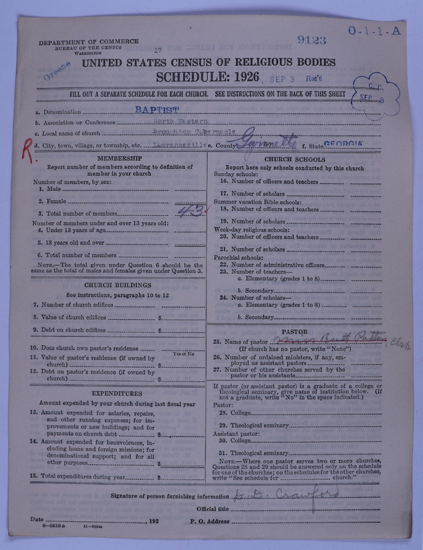 Scan of Negro Baptists: 9123